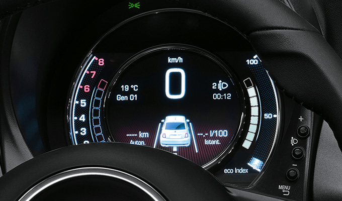 Ψηφιακός πίνακας οργάνων με οθόνη TFT 7'', ραδιόφωνο Uconnect 7'' DAB με CarPlay/Android Auto 