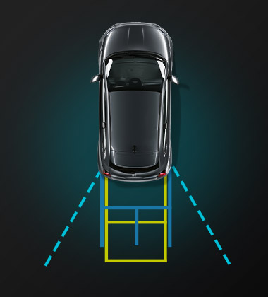 REAR VIEW CAMERA WITH DYNAMIC GRIDLINES